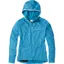 Madison Zena Long Sleeved Womens Hooded Top in Blue