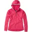 Madison Zena Long Sleeved Womens Hooded Top in Red
